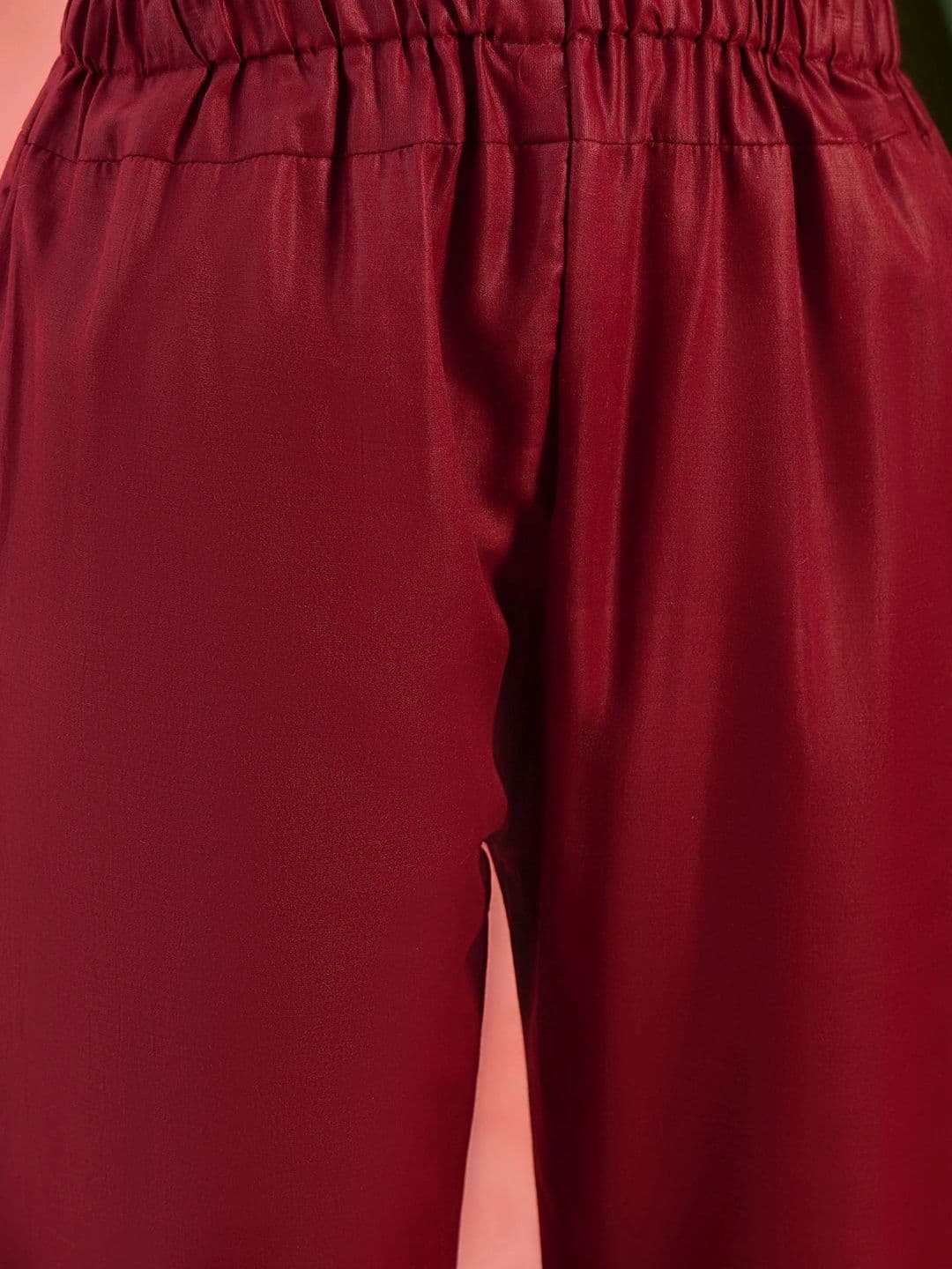 HERE&NOW Printed Pure Cotton Semi-Stitched Dress Material thumbnail 2