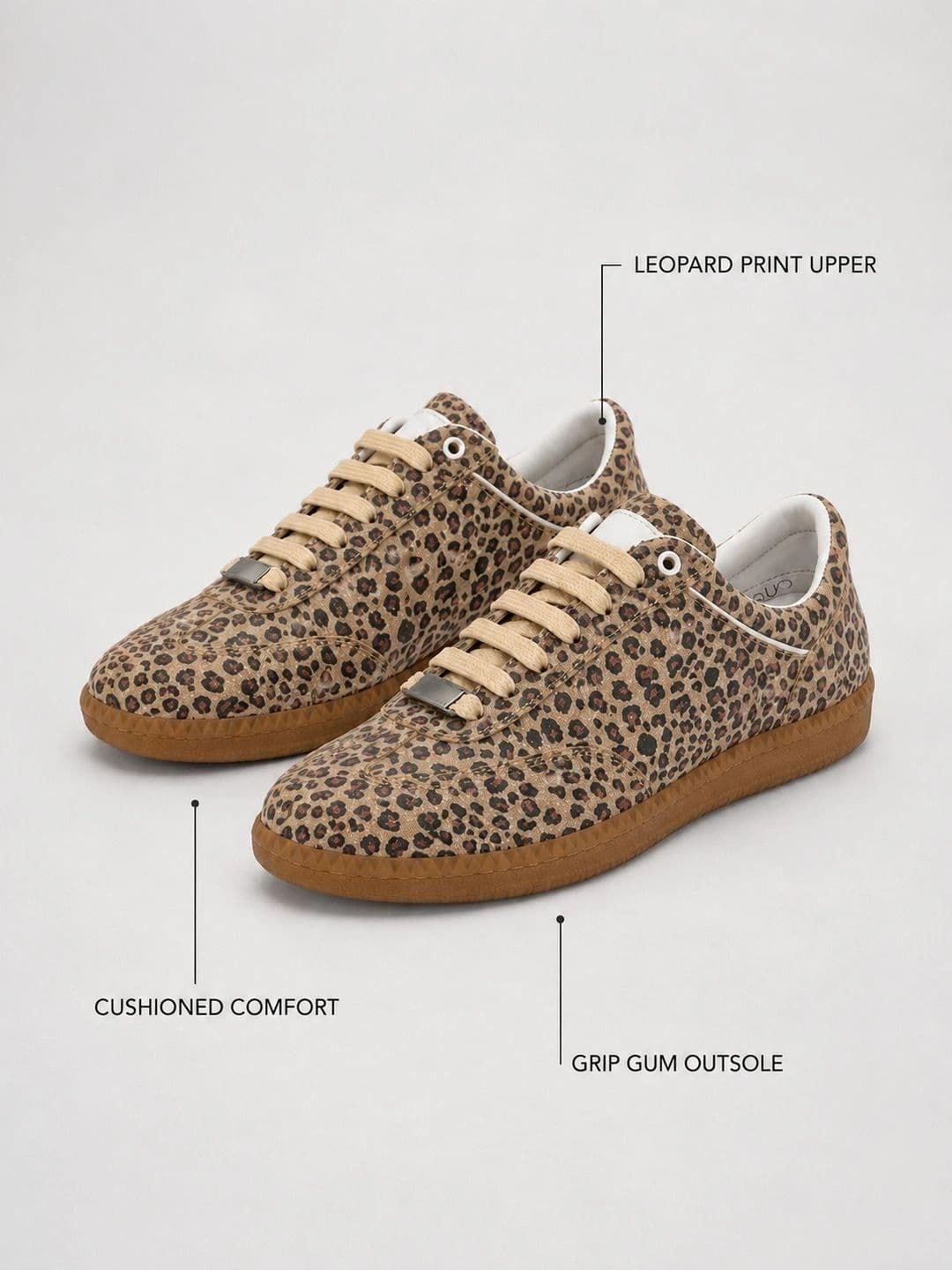 Suo Women Printed Leather Sneakers thumbnail 6