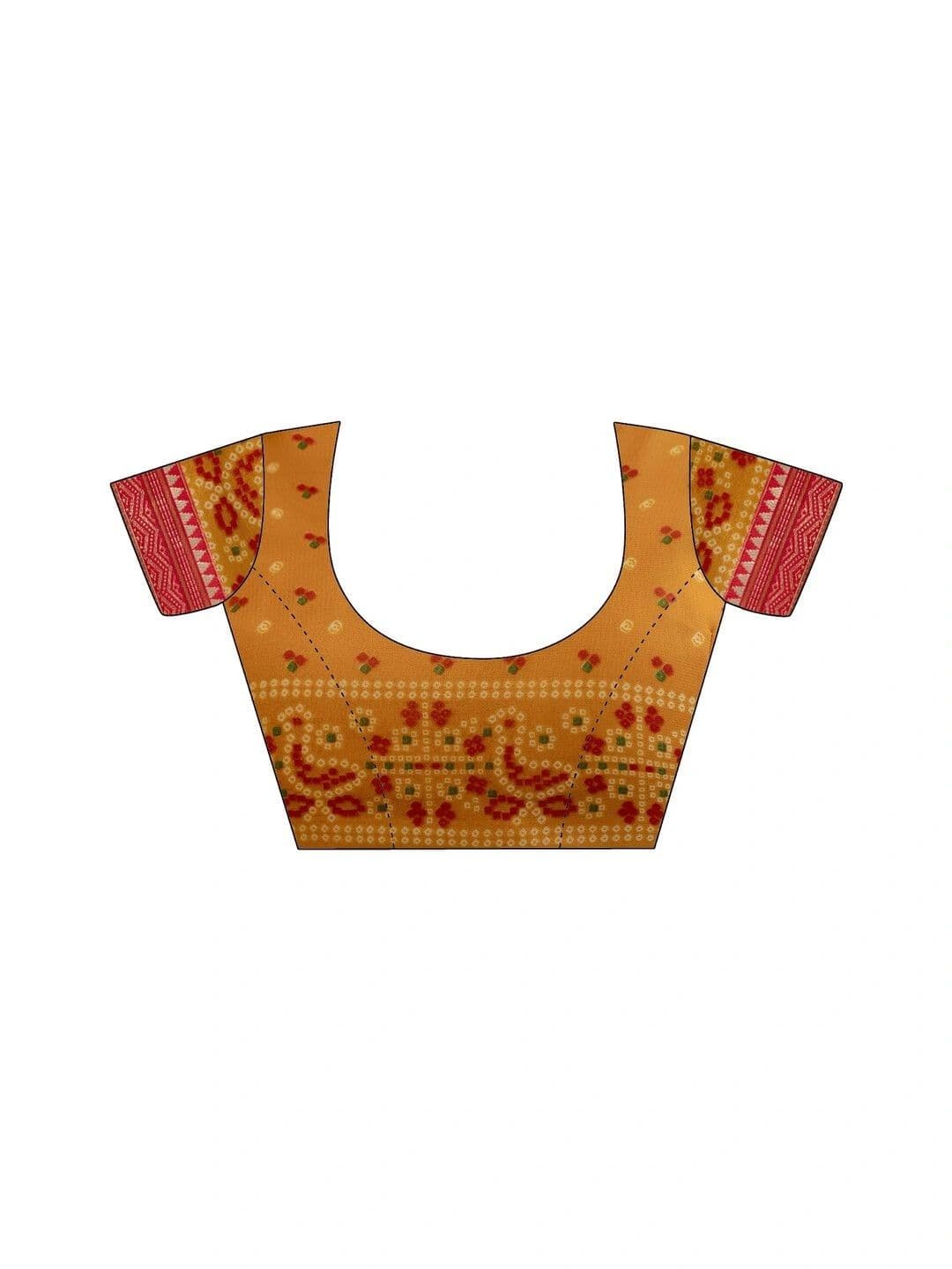 SAARA Ethnic Motifs Pure Georgette Saree thumbnail 6