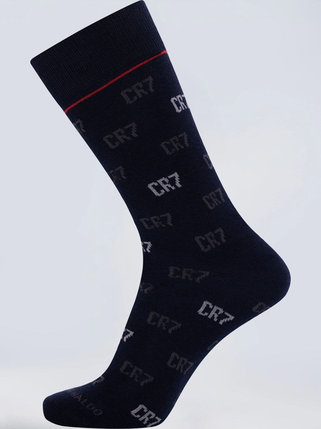 CR7 Cristiano Ronaldo Men Pack of 3 Cotton Assorted Patterned Calf Length Socks thumbnail 4