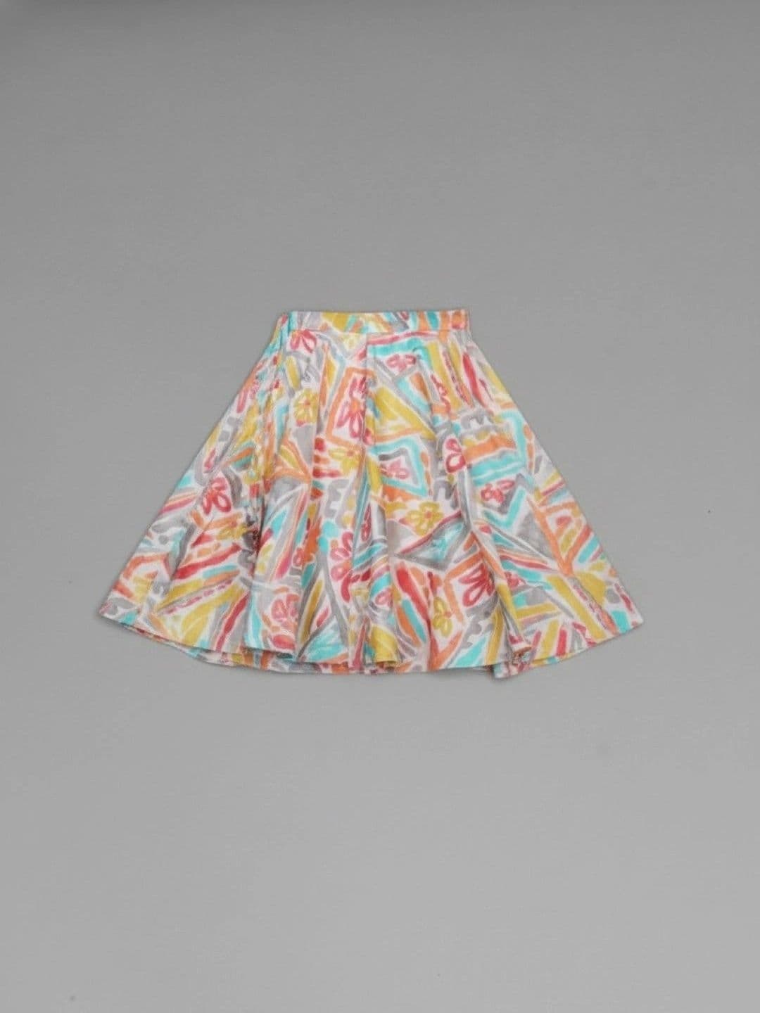VidiRna Girls Printed Sequinned Ready to Wear Lehenga & thumbnail 4
