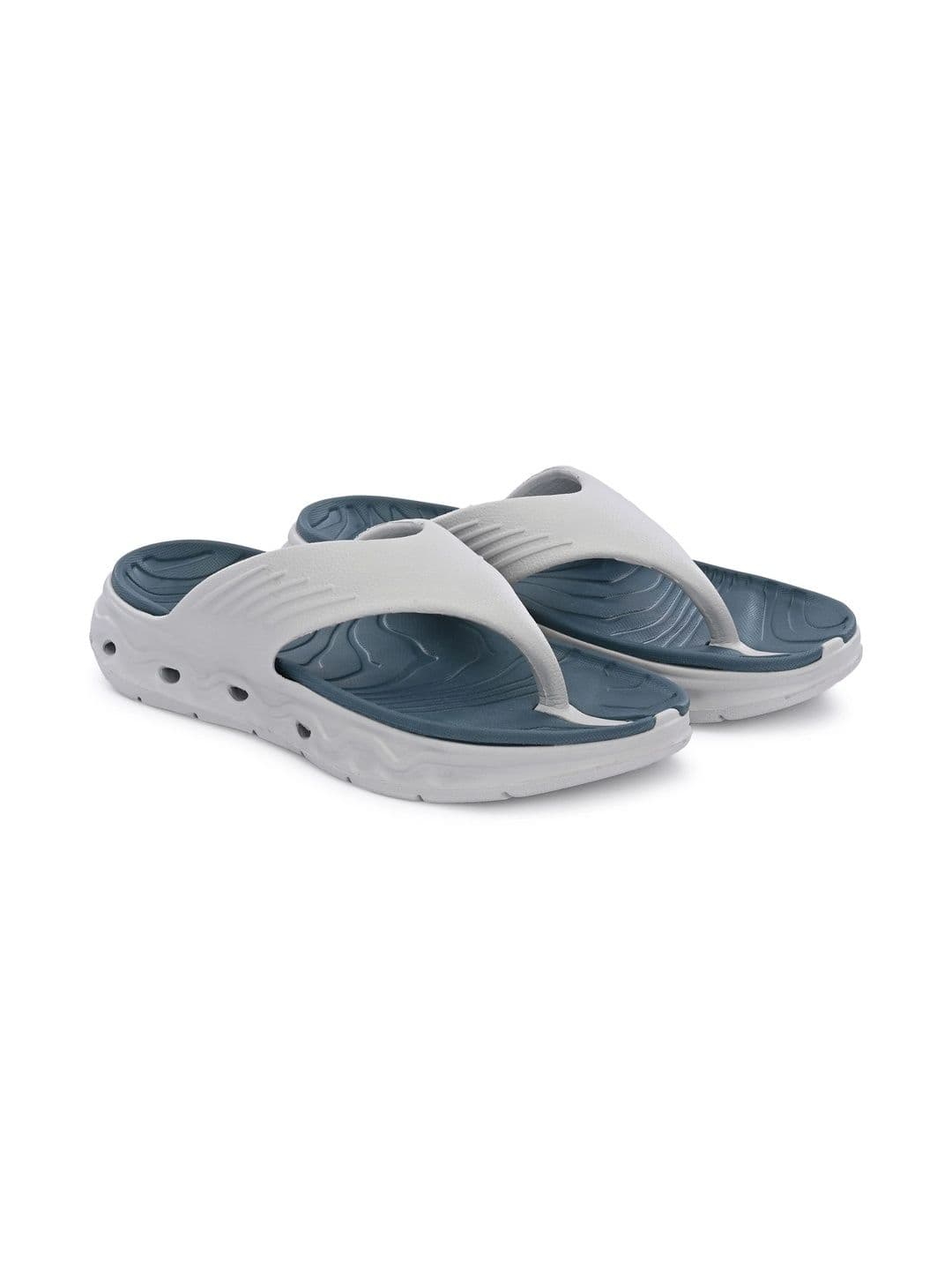 Vortek Men Colourblocked Thong Flip-Flops thumbnail 4