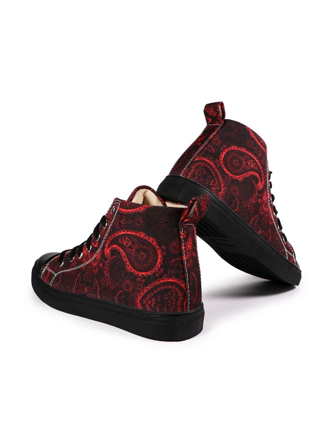 KobSook Women Printed High-Top Sneakers thumbnail 5
