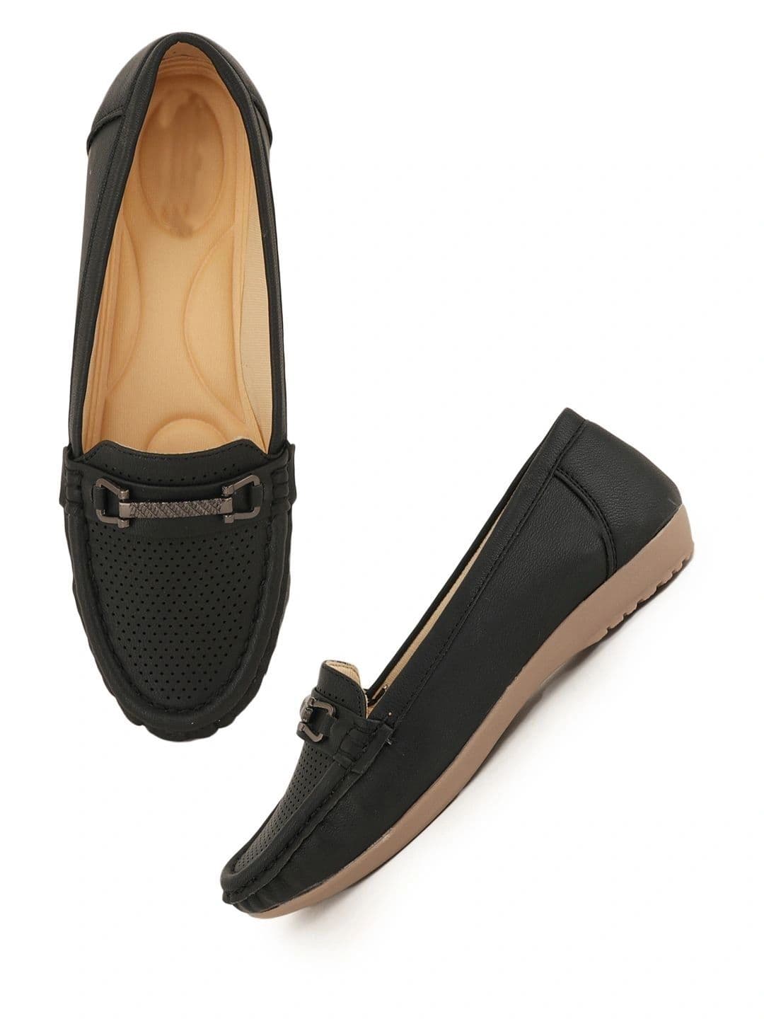 DressBerry Women Perforations Loafers thumbnail 2