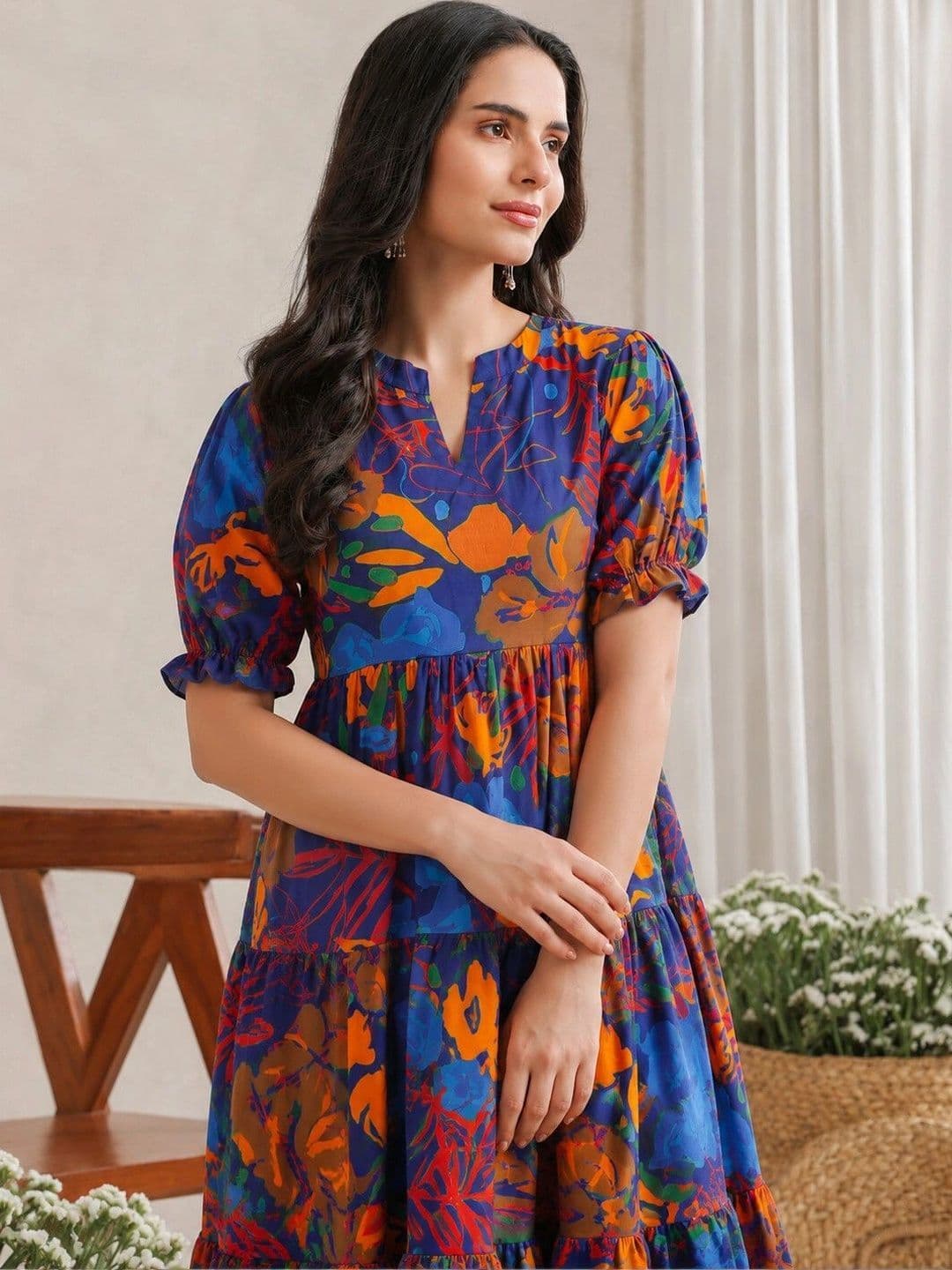 PRESHA Women Floral Printed Floral Kurta thumbnail 5