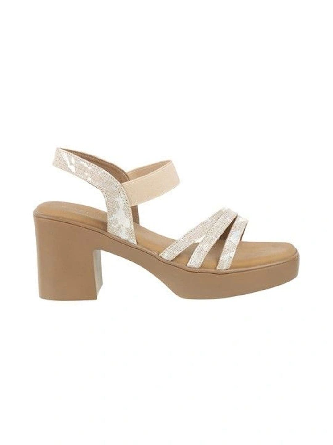Lazera Textured Block Sandals thumbnail 7