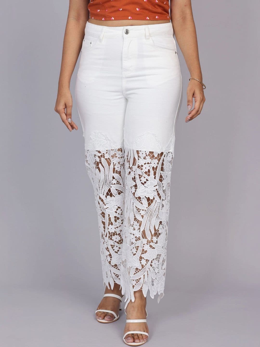 NATICA Women Regular Fit Mid-Rise Embellished Jeans - view 1