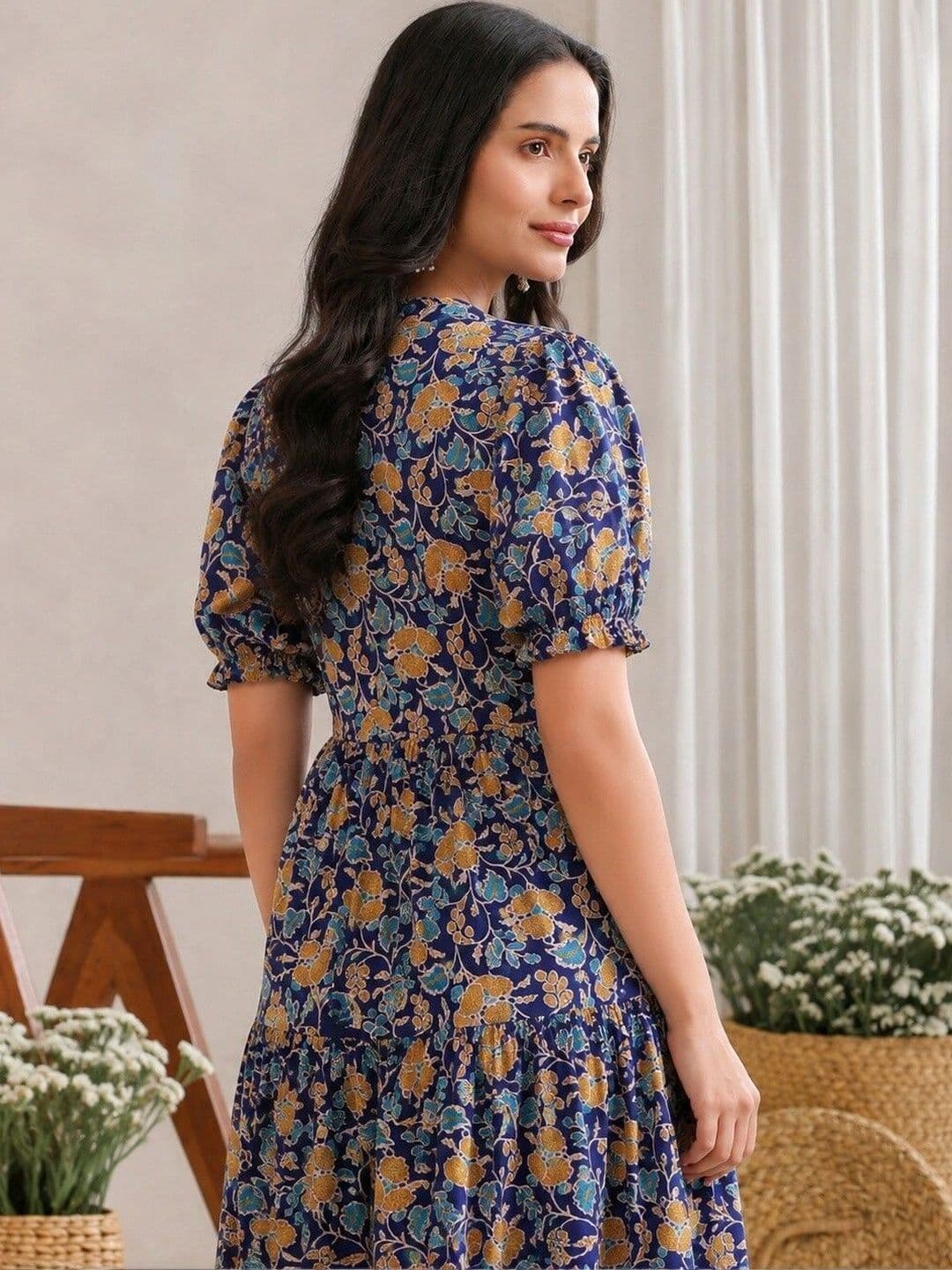PRESHA Women Floral Printed Floral Anarkali Kurta thumbnail 7