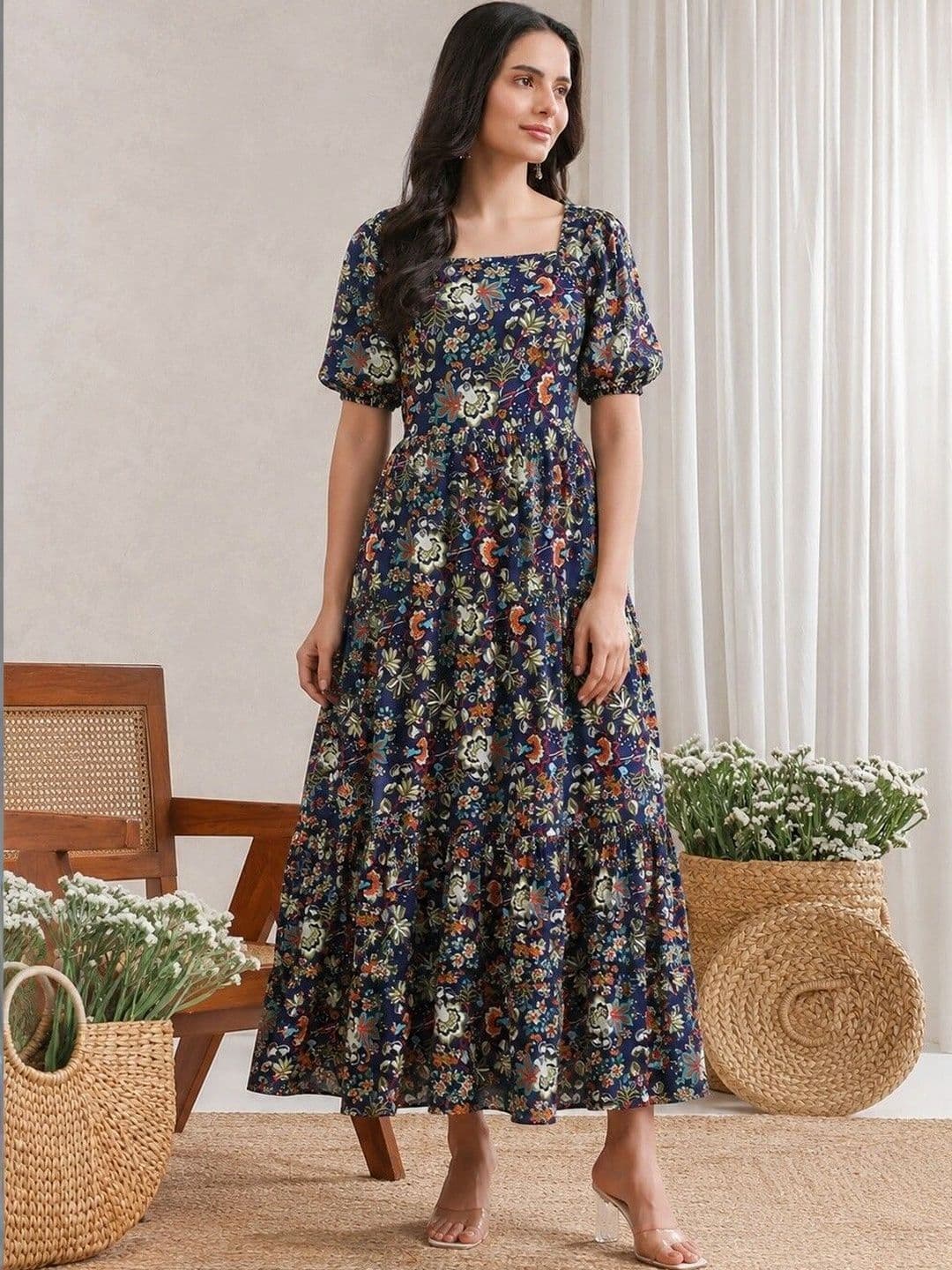 PRESHA Women Floral Printed Floral Kurta thumbnail 3