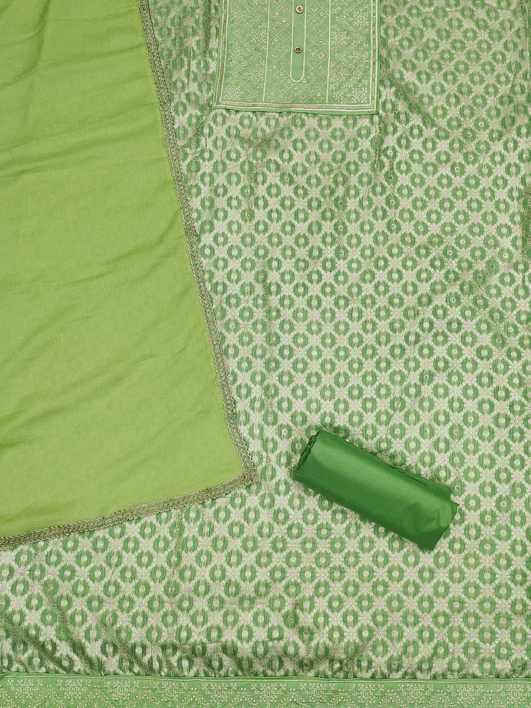 HERE&NOW Semi-Stitched Dress Material thumbnail 2