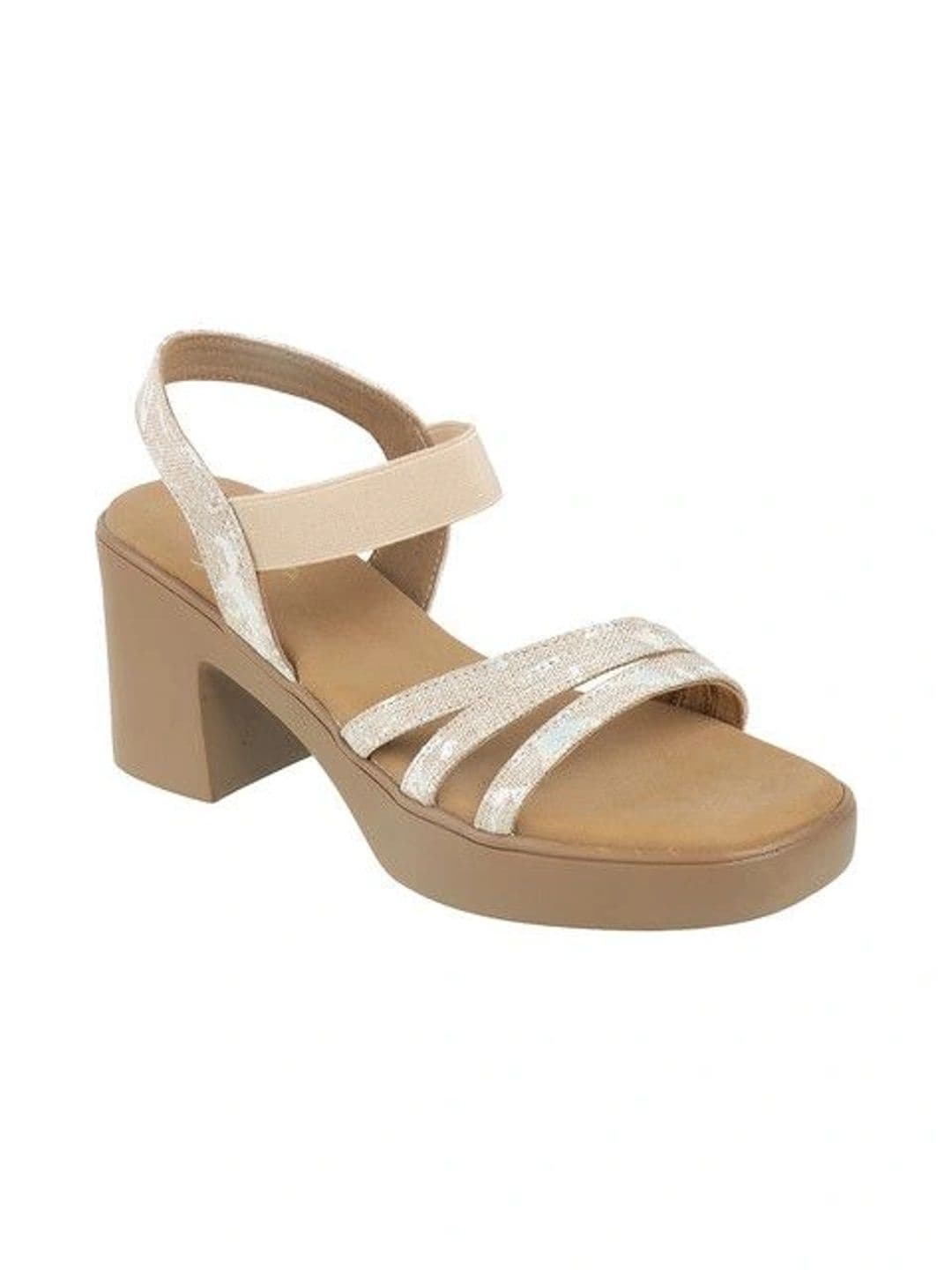 Lazera Textured Block Sandals thumbnail 4