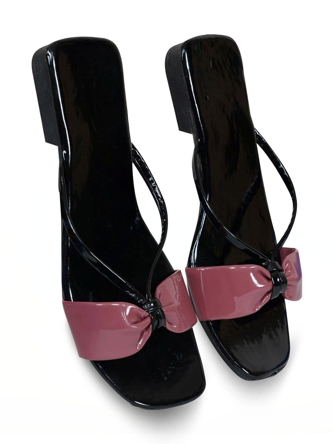 glitchez Women Open Toe Flats with Bows thumbnail 4