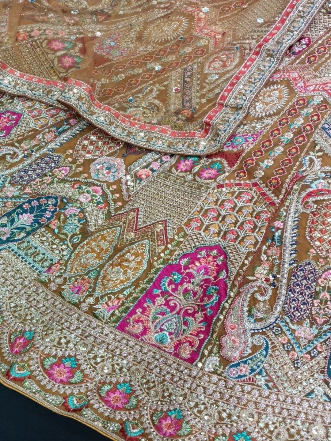 JIYANA WOMENS CHOICE Embroidered Semi-Stitched Lehenga & Unstitched Blouse With Dupatta thumbnail 7