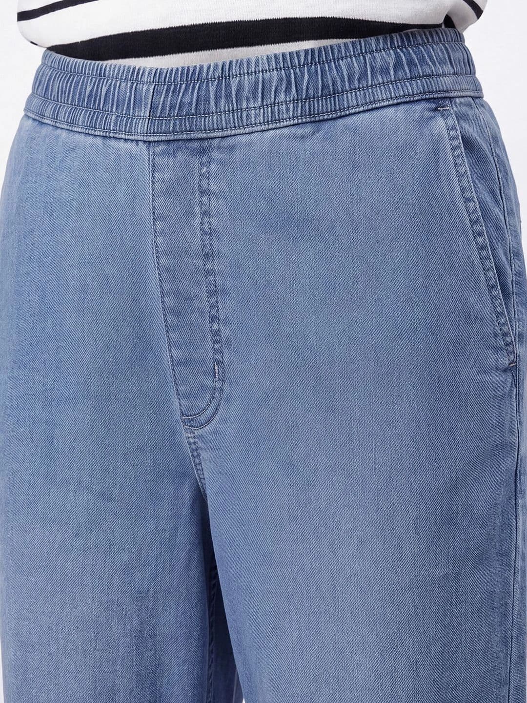 R&B Women Tapered Fit Mid-Rise Stretchable Jeans thumbnail 5
