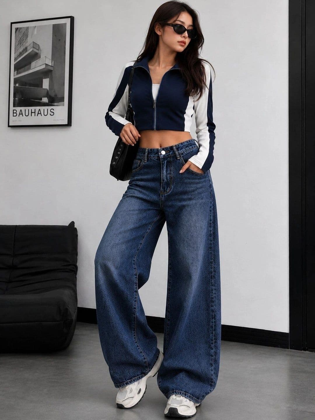Roadster Women Comfort Wide Leg High-Rise Stretchable Jeans thumbnail 6