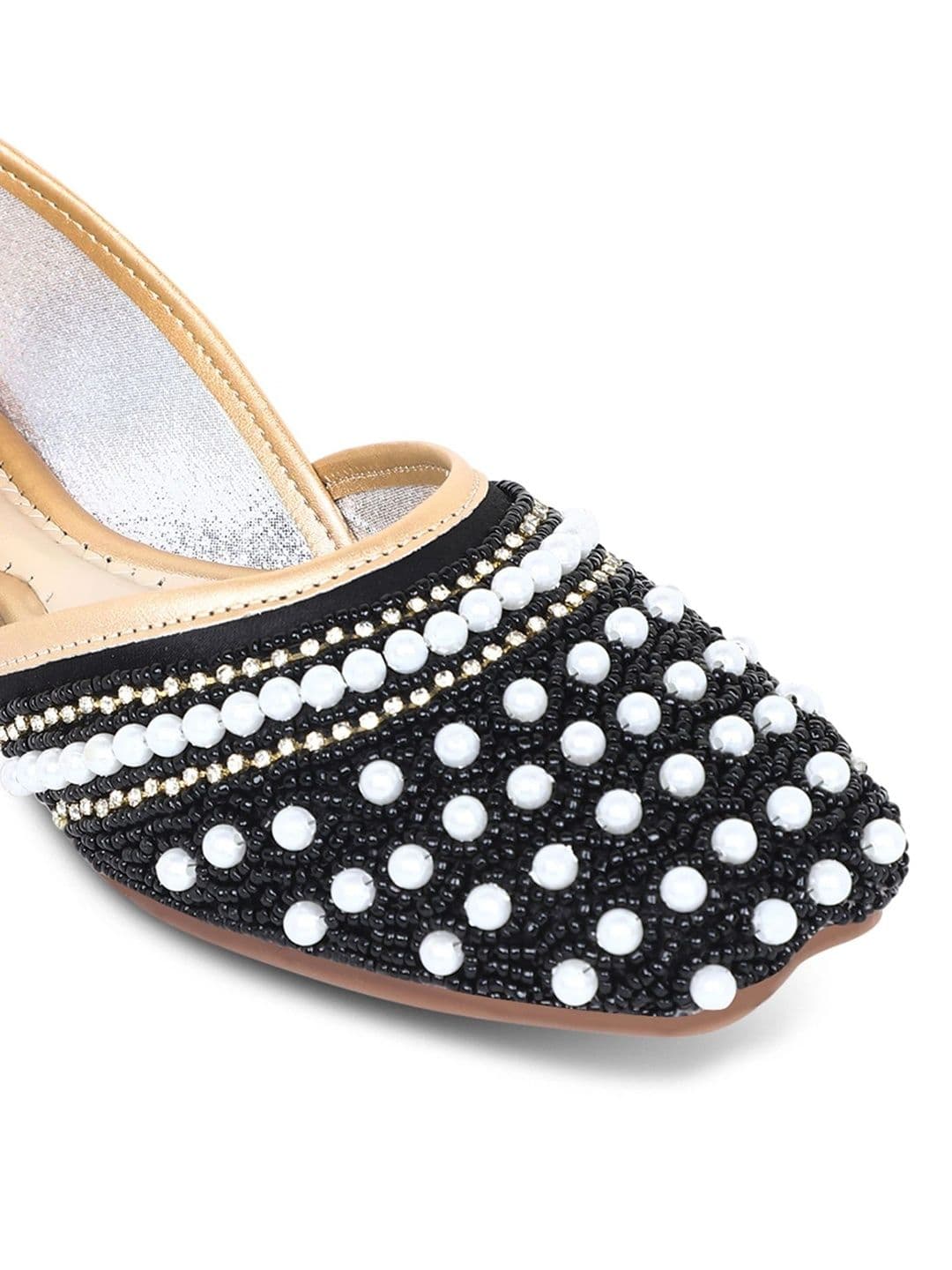 ORNG CAT Women Embellished Ethnic Mojaris Flats thumbnail 4