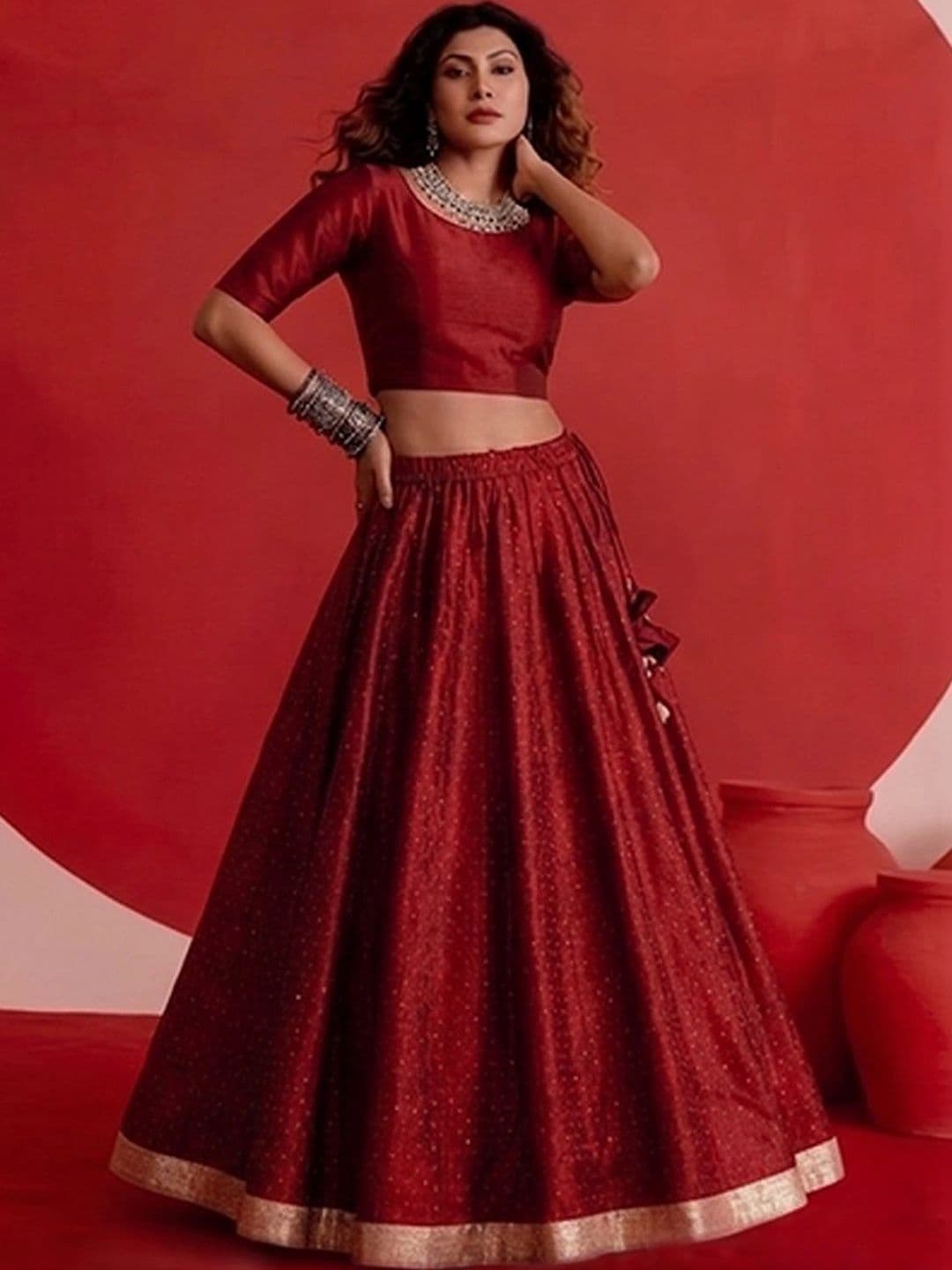Varanga Women Pure Cotton Maxi Flared Skirt thumbnail 5