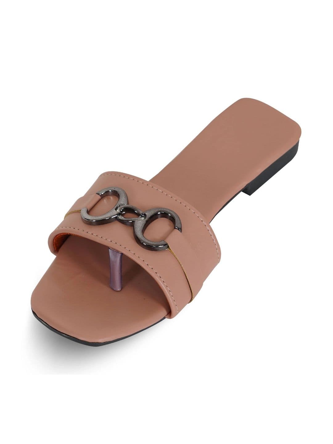 glitchez Women Open Toe Flats with Buckles thumbnail 2