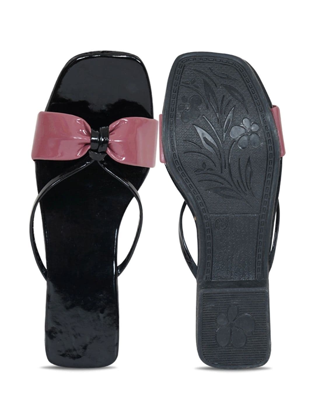 glitchez Women Open Toe Flats with Bows thumbnail 3