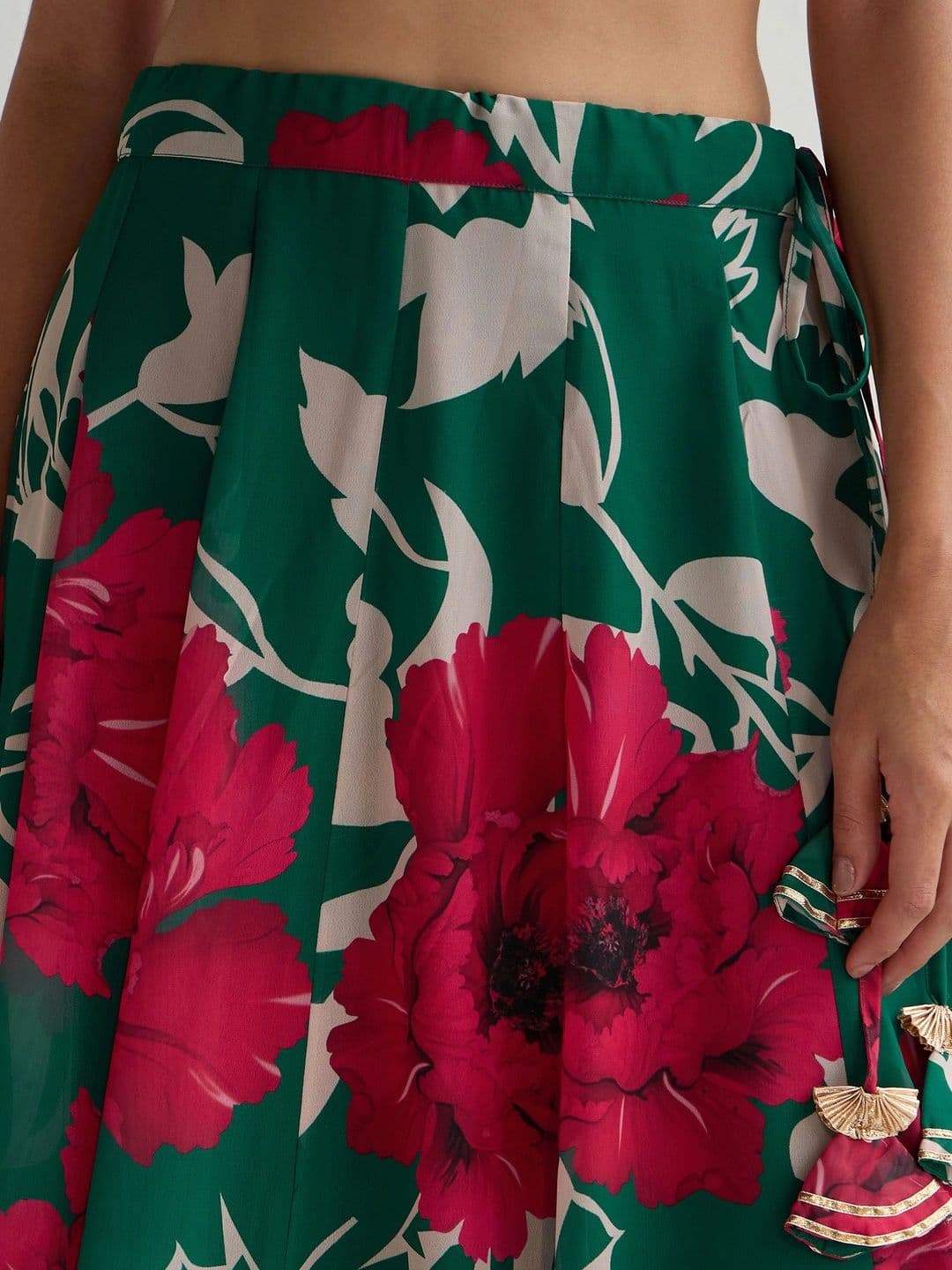 Shae by SASSAFRAS Printed Ready to Wear Lehenga & thumbnail 4