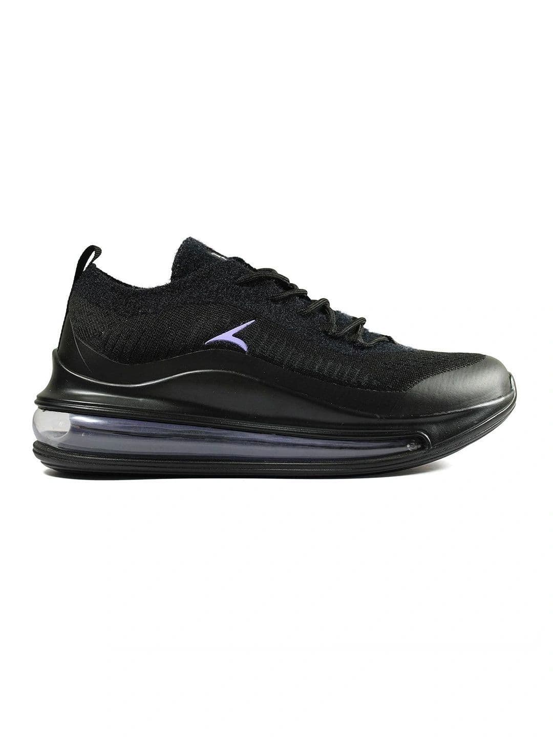 TRACER Women BLack Lace-Up Running Shoes with Air Cushion Midsole thumbnail 5