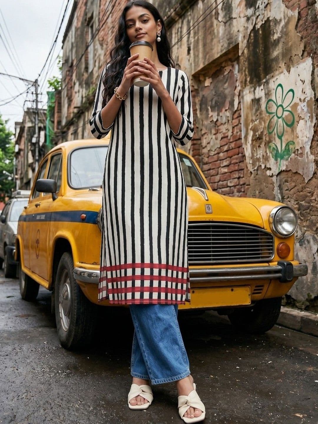 AADVIKA Women Printed Kurta thumbnail 5