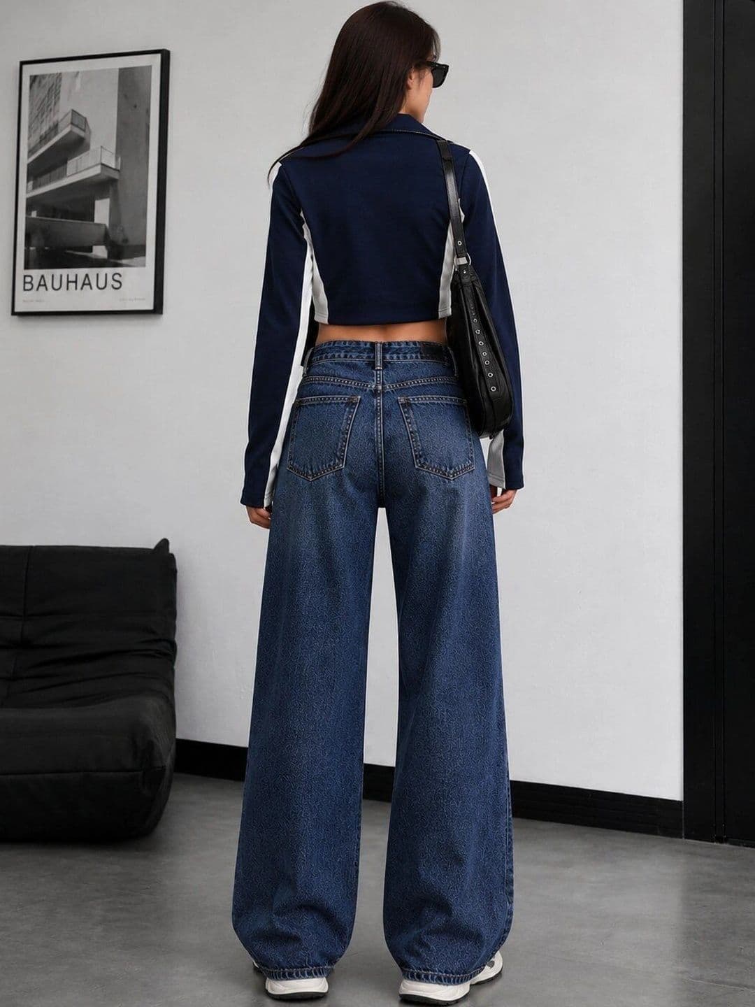 Roadster Women Comfort Wide Leg High-Rise Stretchable Jeans thumbnail 2