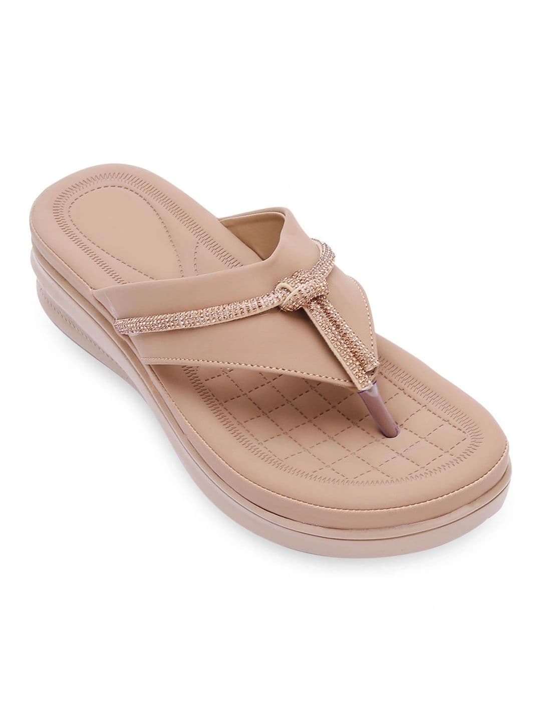 ORNG CAT Women Embellished Open Toe Flats thumbnail 5