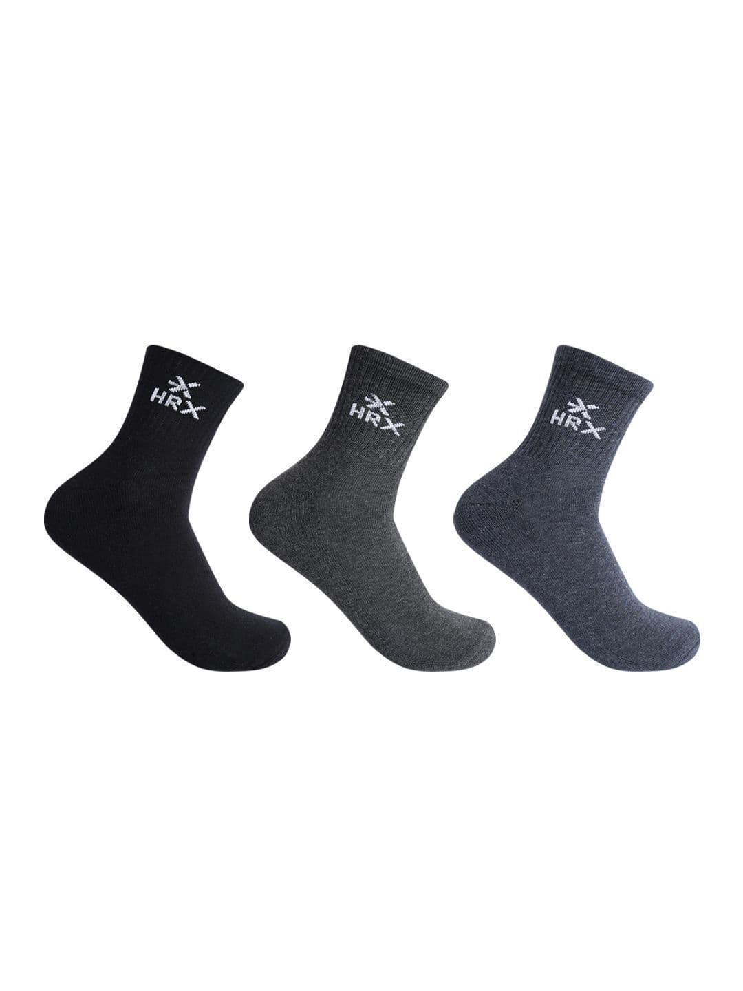 HRX by Hrithik Roshan Men Pack Of 6 Cotton Ankle Length Socks thumbnail 15