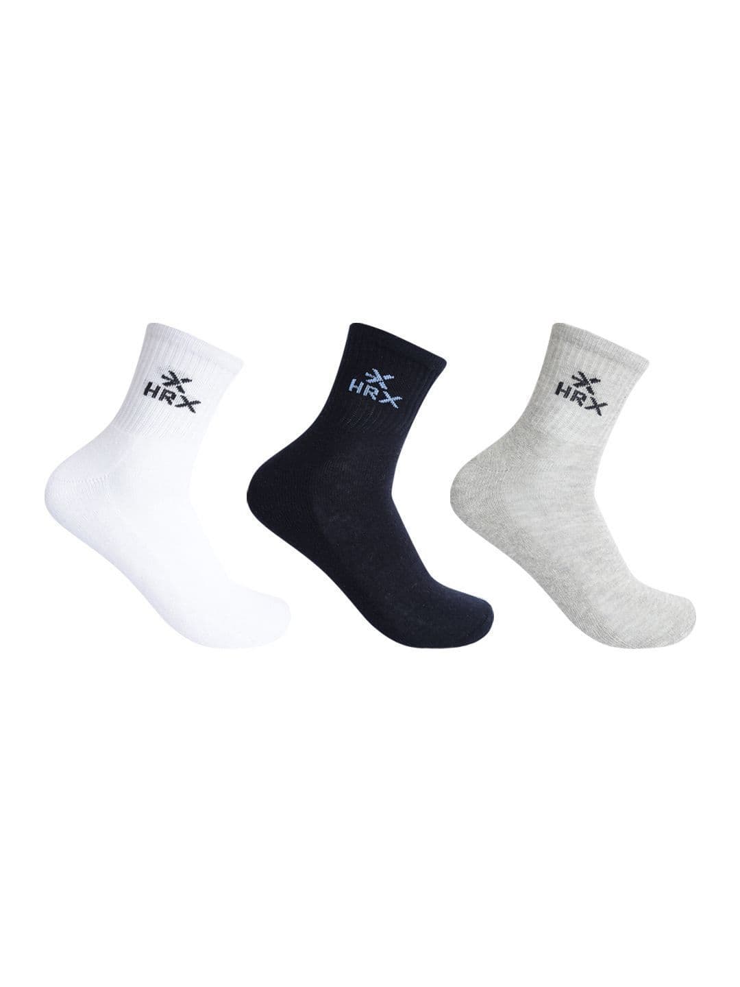 HRX by Hrithik Roshan Men Pack Of 6 Cotton Ankle Length Socks thumbnail 10