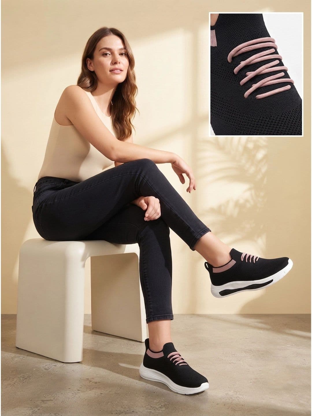 Roadster Women Mesh Walking Non-Marking Shoes thumbnail 7