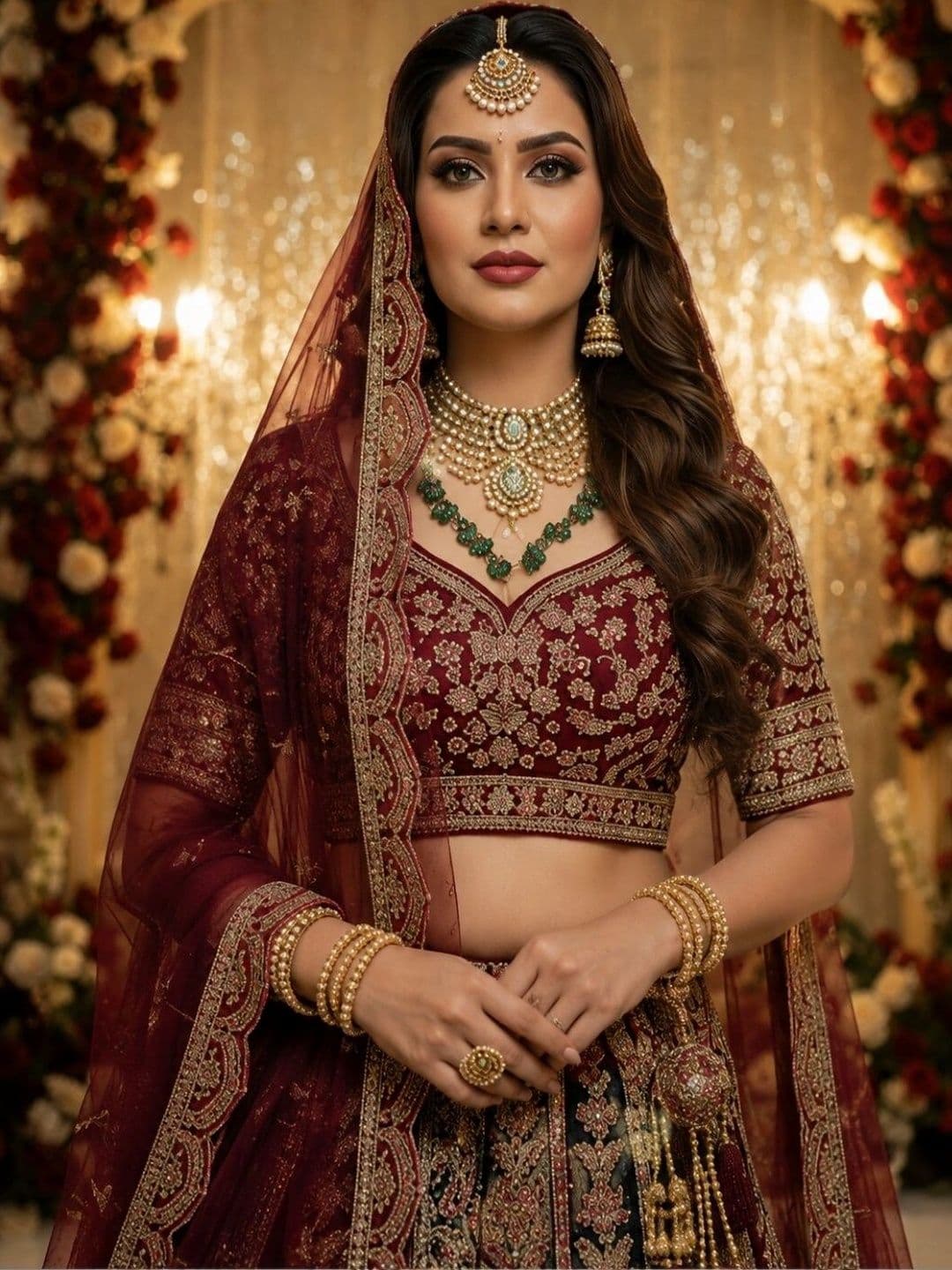 JIYANA WOMENS CHOICE Embroidered Semi-Stitched Lehenga & Unstitched Blouse With Dupatta thumbnail 7