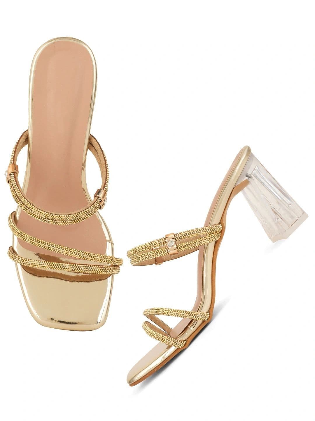 CORSICA Embellished Block Sandals thumbnail 5