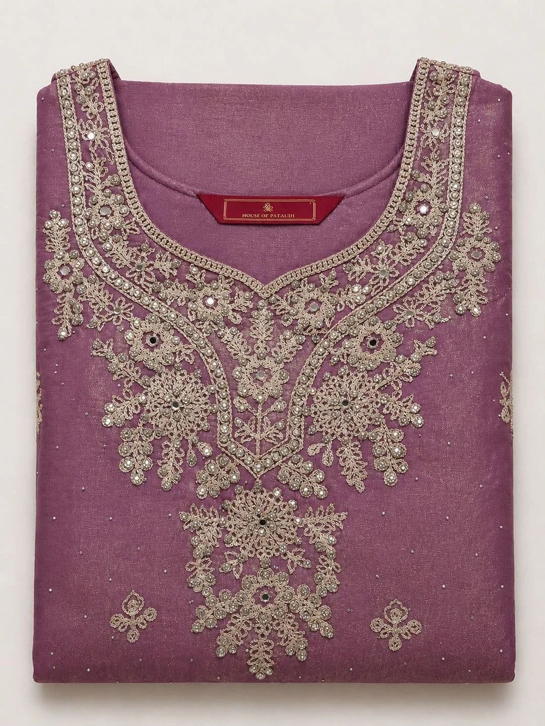 House of Pataudi Embroidered Thread Work Ready to Wear Lehenga & Blouse With Dupatta thumbnail 3