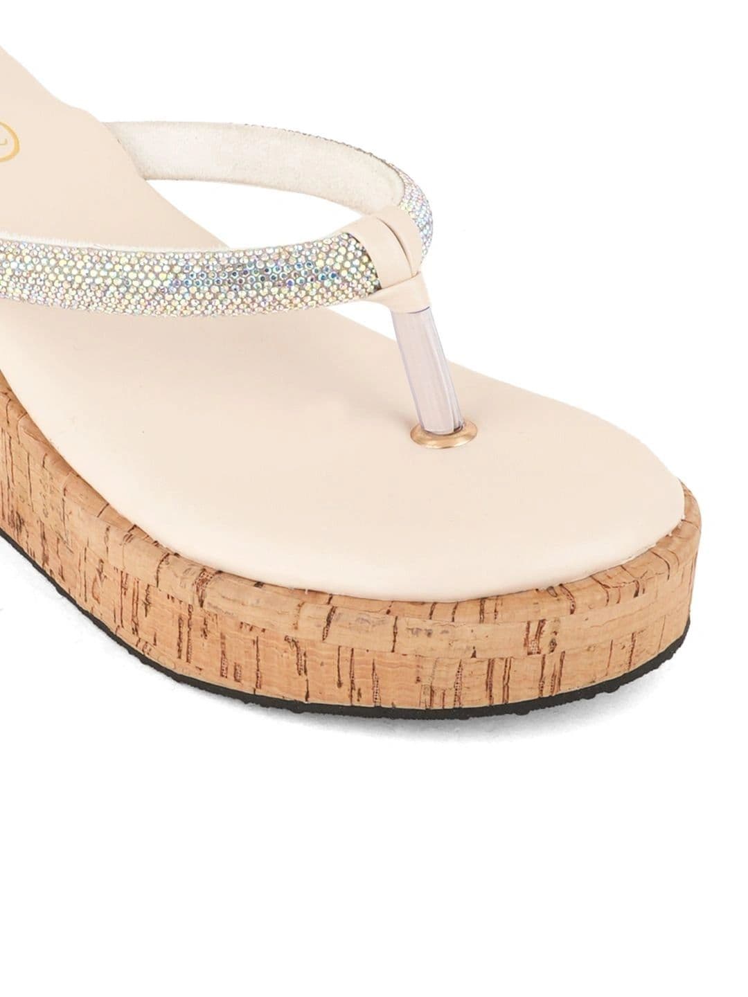 CORSICA Embellished Wedge Sandals thumbnail 5