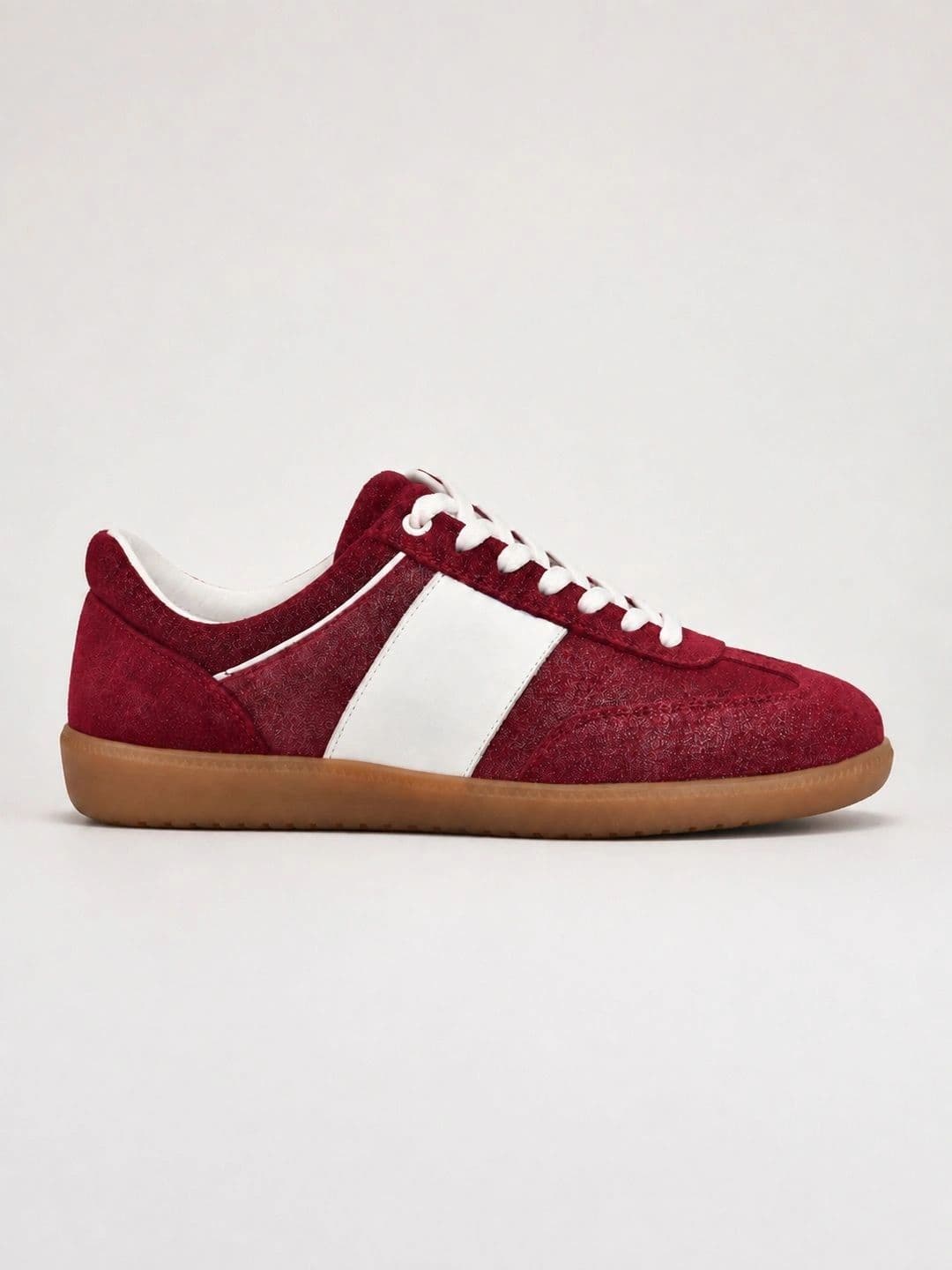 Suo Women Textured Leather Sneakers thumbnail 3