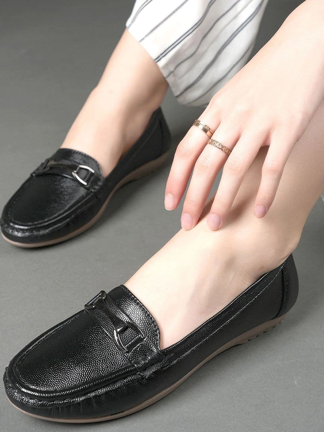 CORSICA Women Textured Loafers - view 1