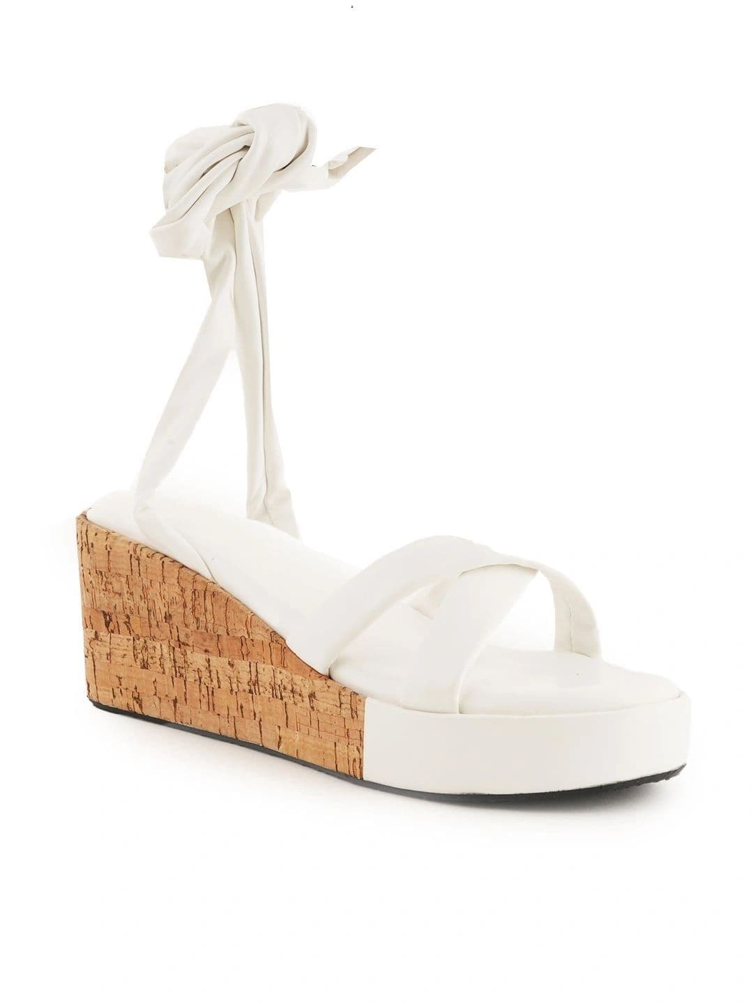 CORSICA Textured Wedge Sandals thumbnail 3