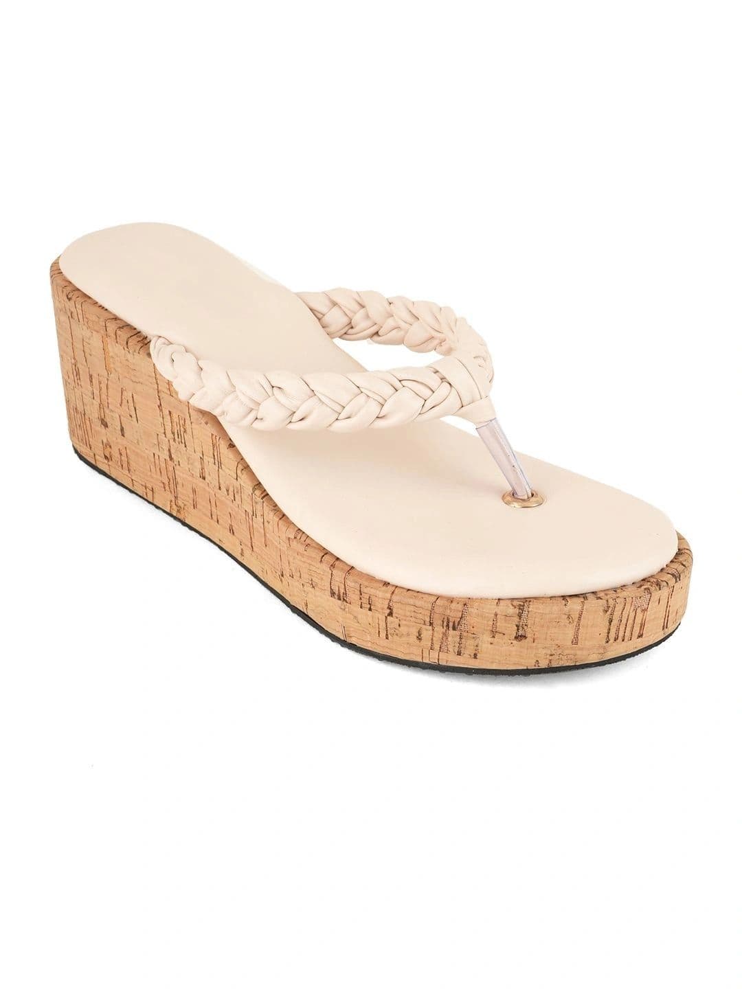 CORSICA Textured Wedge Sandals thumbnail 4