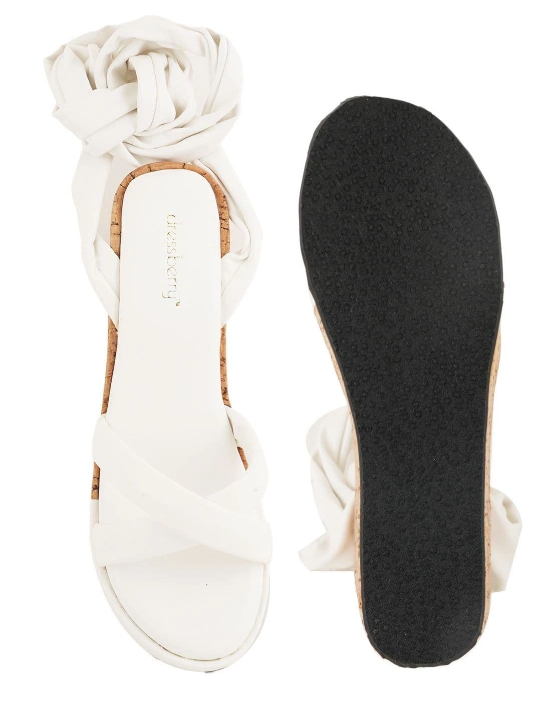 CORSICA Textured Wedge Sandals thumbnail 4