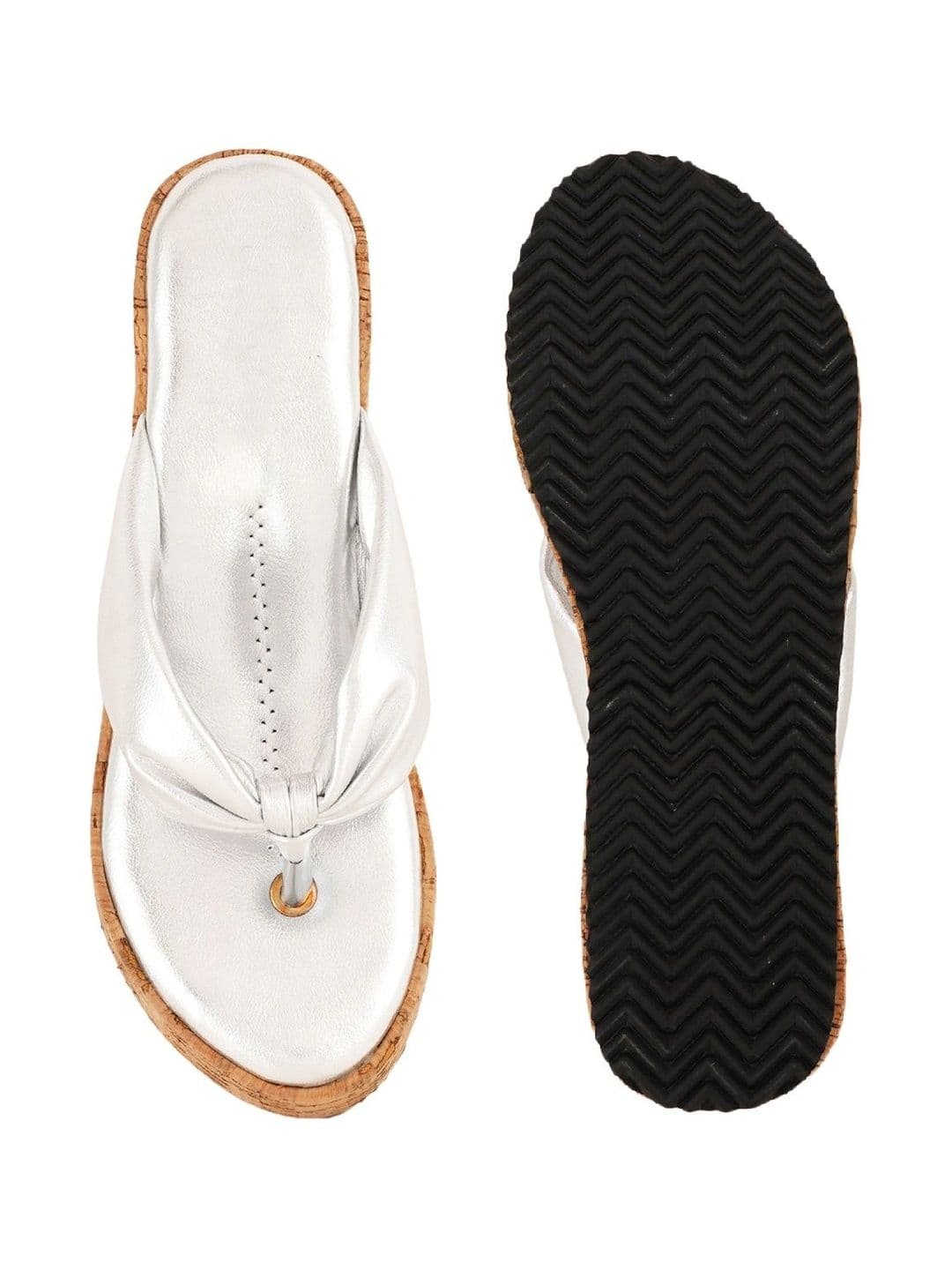 CORSICA Textured Wedge Sandals with Bows thumbnail 7