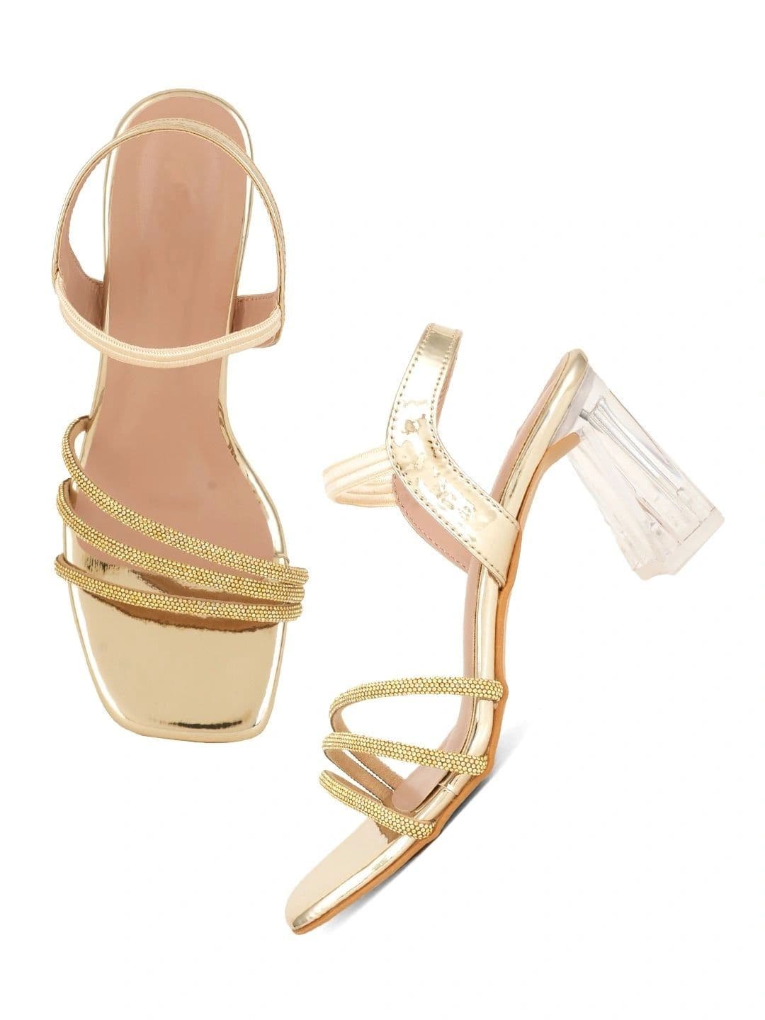 CORSICA Embellished Block Sandals thumbnail 4