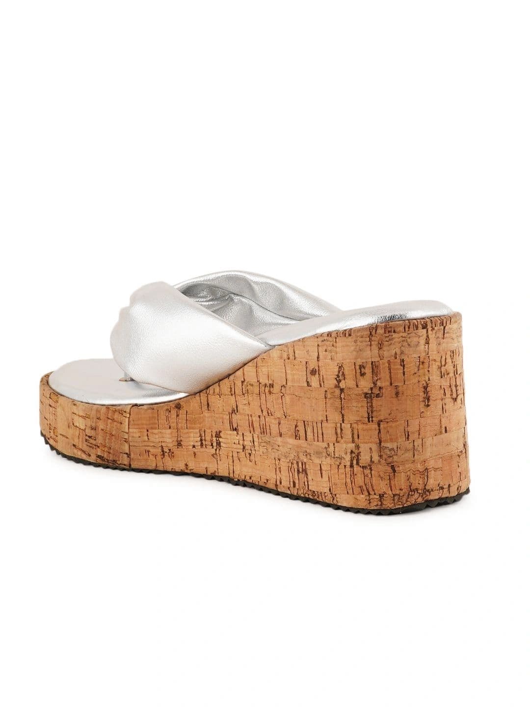CORSICA Textured Wedge Sandals with Bows thumbnail 6