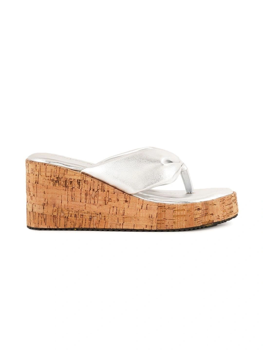 CORSICA Textured Wedge Sandals with Bows thumbnail 5