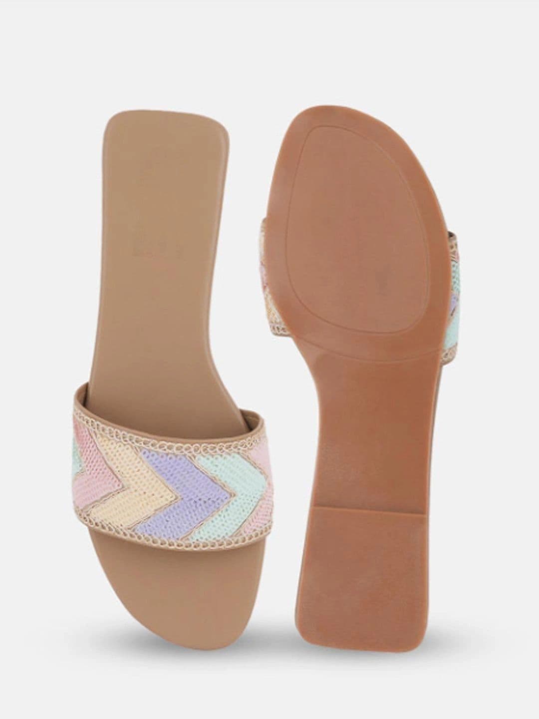 CORSICA Women Embellished Open Toe Flats thumbnail 5