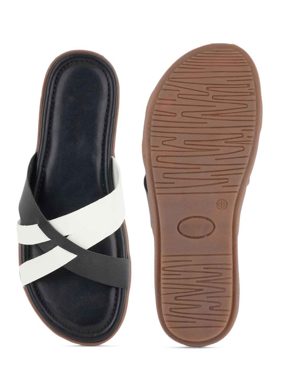 CORSICA Women Colourblocked Open Toe Flats thumbnail 2