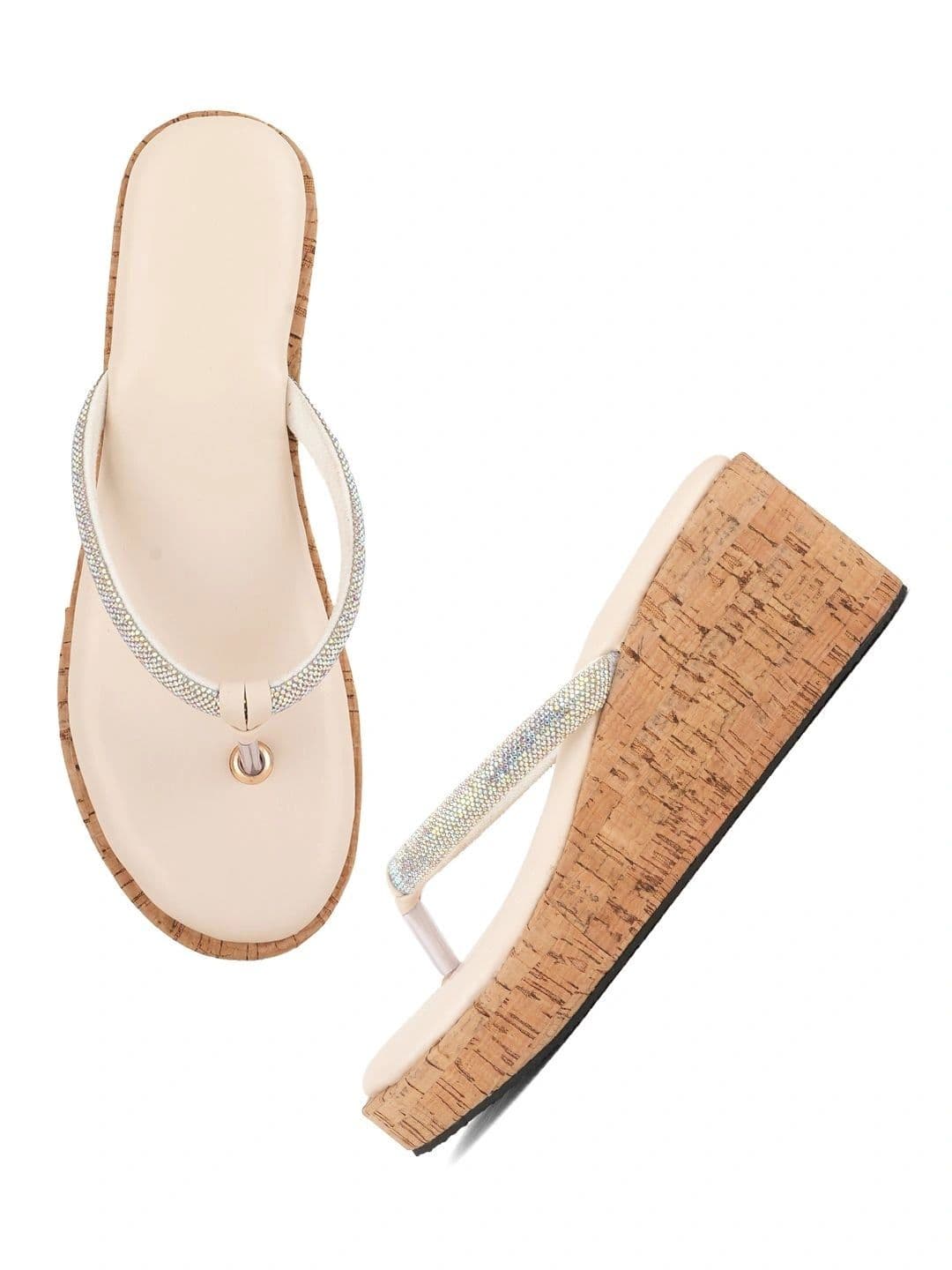 CORSICA Embellished Wedge Sandals thumbnail 3