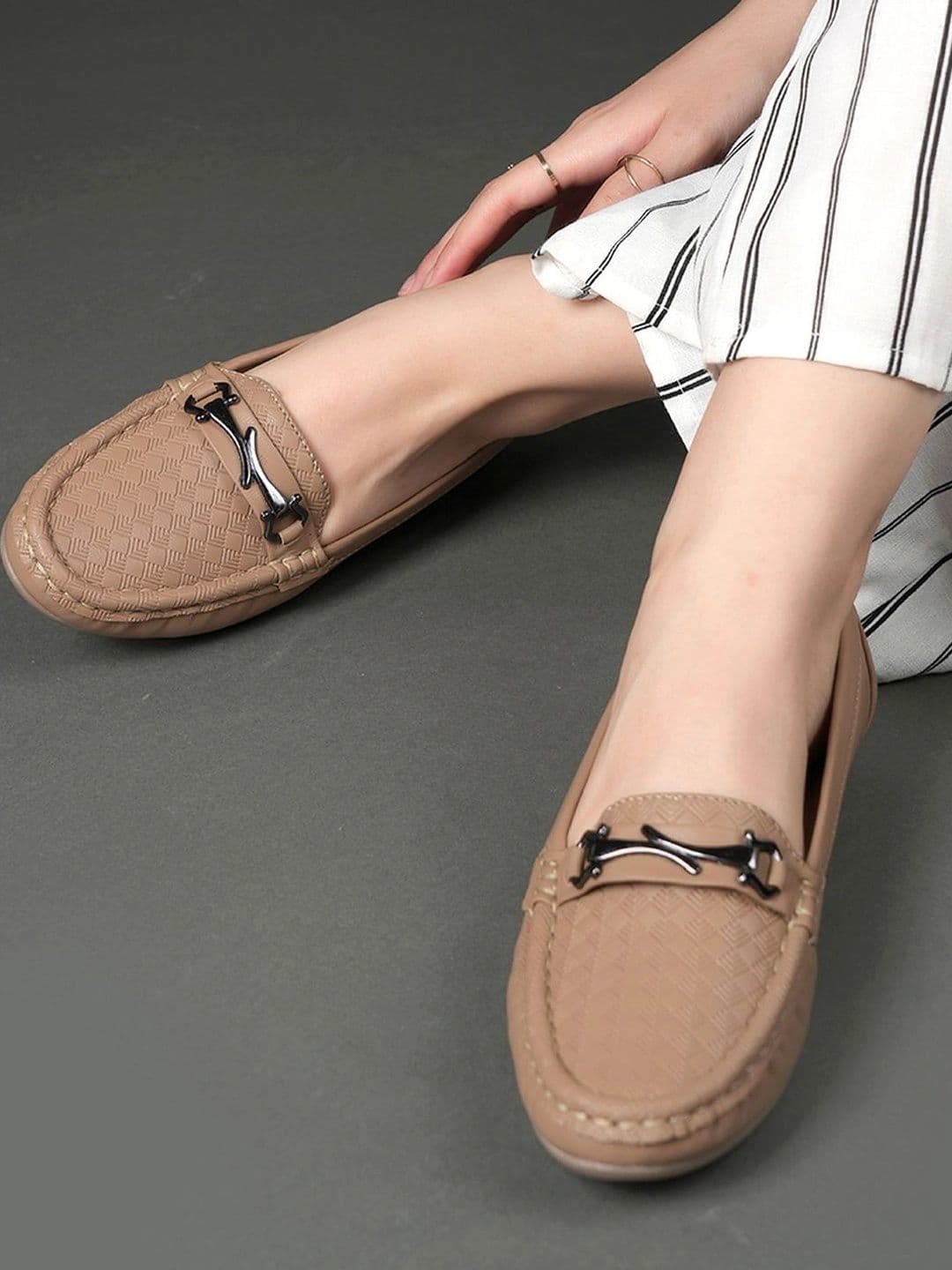 CORSICA Women Textured Loafers - view 1