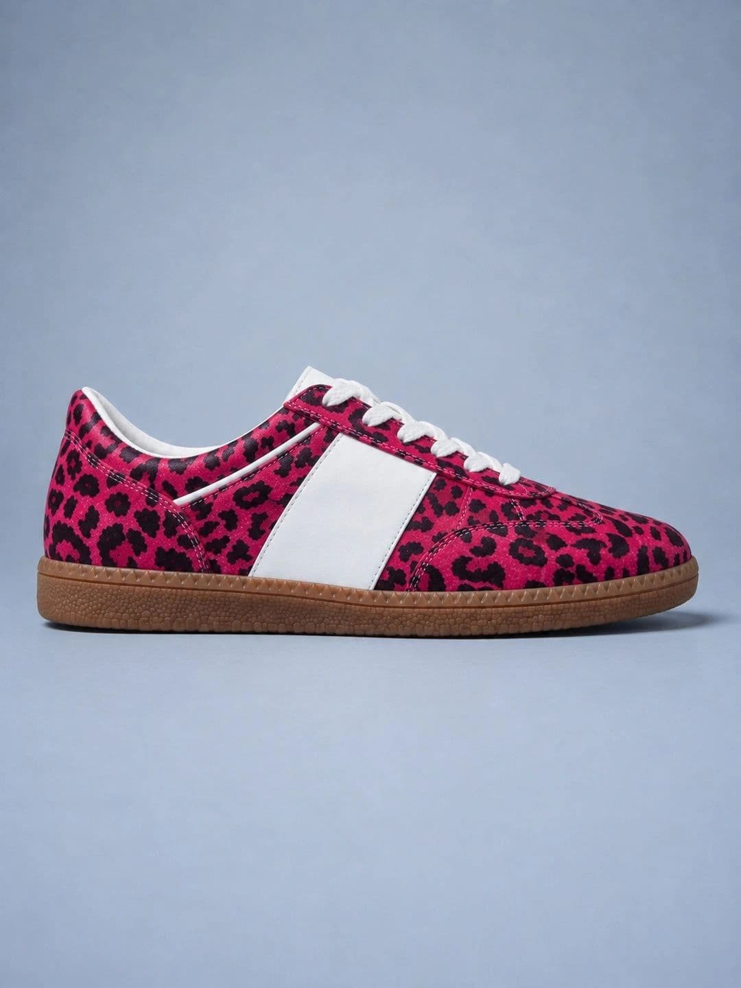Suo Women Printed Leather Sneakers thumbnail 5