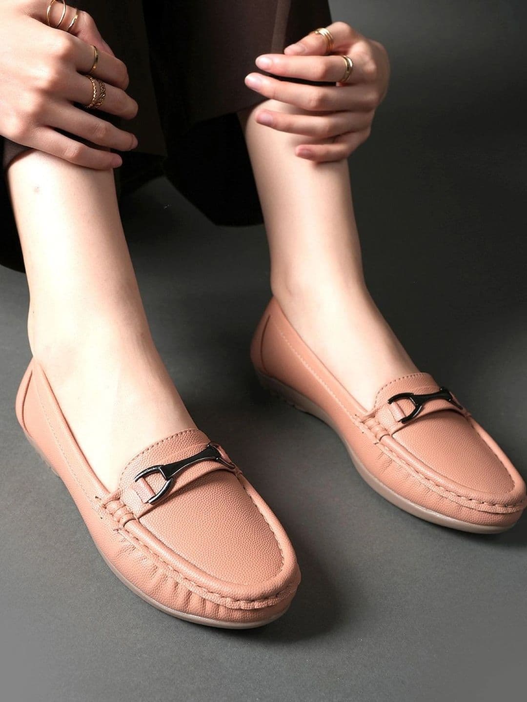 CORSICA Women Textured Loafers - view 1